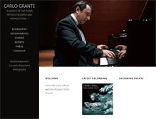 Tablet Screenshot of carlogrante.com